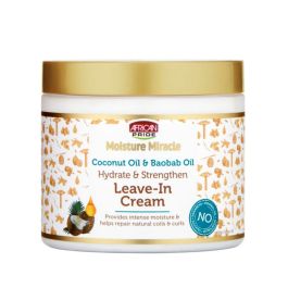 African Pride Moisture Miracle Coconut Oil & Baobab Oil Leave – in Cream 425 g