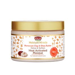 African Pride Moisture Miracle Moroccan Clay & Shea Butter Heat Activated Masque 340 g