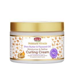 African Pride Moisture Miracle Shea Butter & Flaxseed Oil Curling Cream 340 g