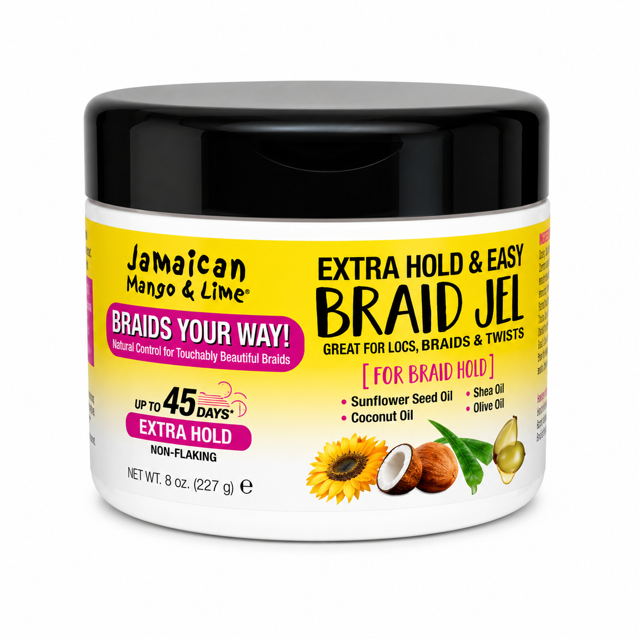 Jamaican Mango & Lime Braiding Extra Hold & Easy Braid Jel 227 g