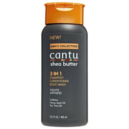 Cantu Men's 3 in 1 Shampoo, Conditioner & Body Wash 400 ml