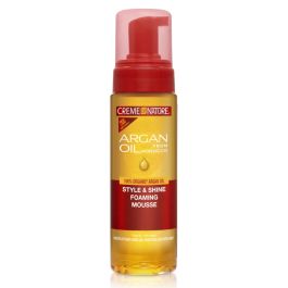 Creme of Nature Argan Oil Style & Shine Foaming Mousse 7 oz