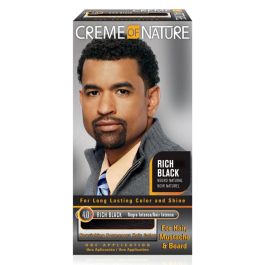 Creme of Nature Nourishing Permanent Gel Hair Color for Men 4.0 Rich Black