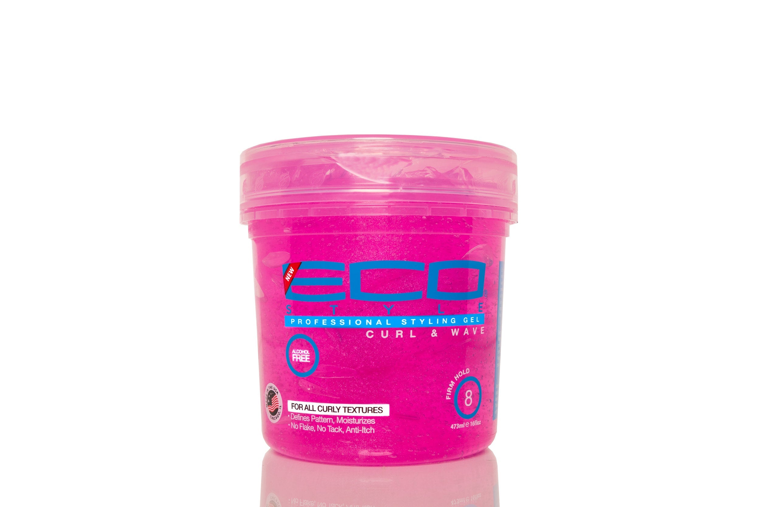 Eco Curl & Wave Gel Pink 16 oz