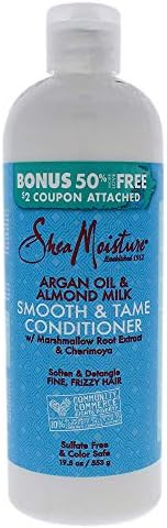Shea Moisture Argan Oil & Almond Milk Smooth & Tame Shampoo 19.5oz