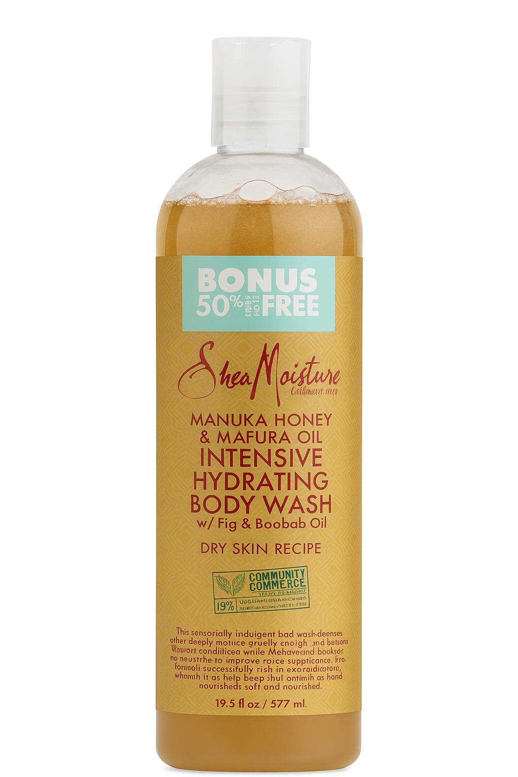 Shea Moisture Manuka Honey Intensive Hydrating Body Wash 19.5oz