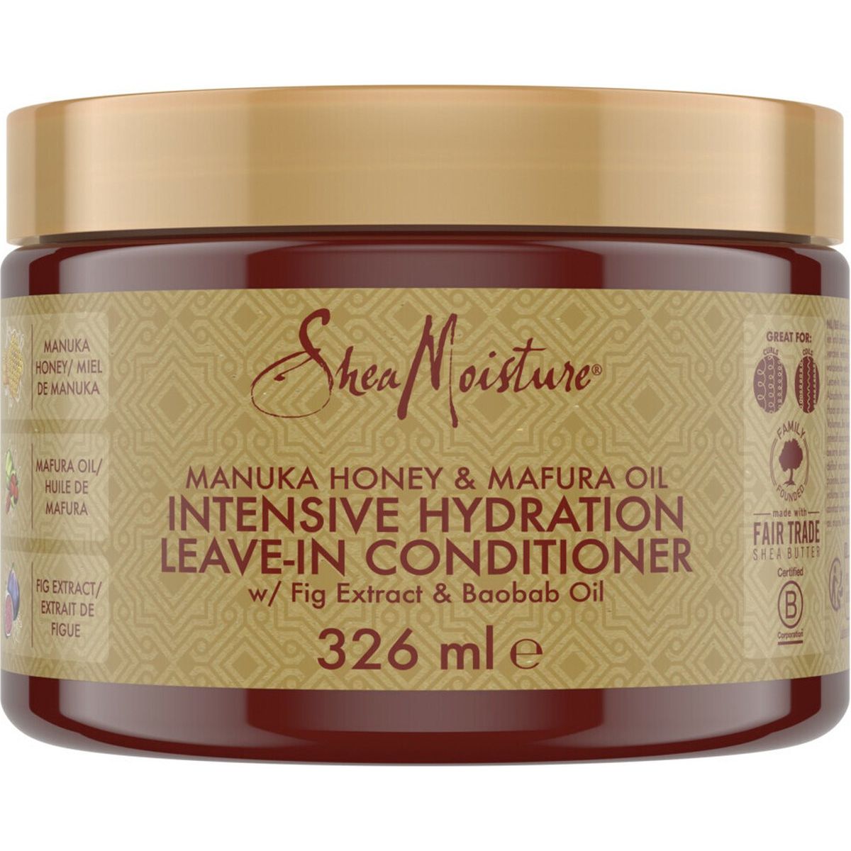 Shea Moisture Manuka Honey & Mafura Oil Intensive Hydration Leave In Conditioner 11oz