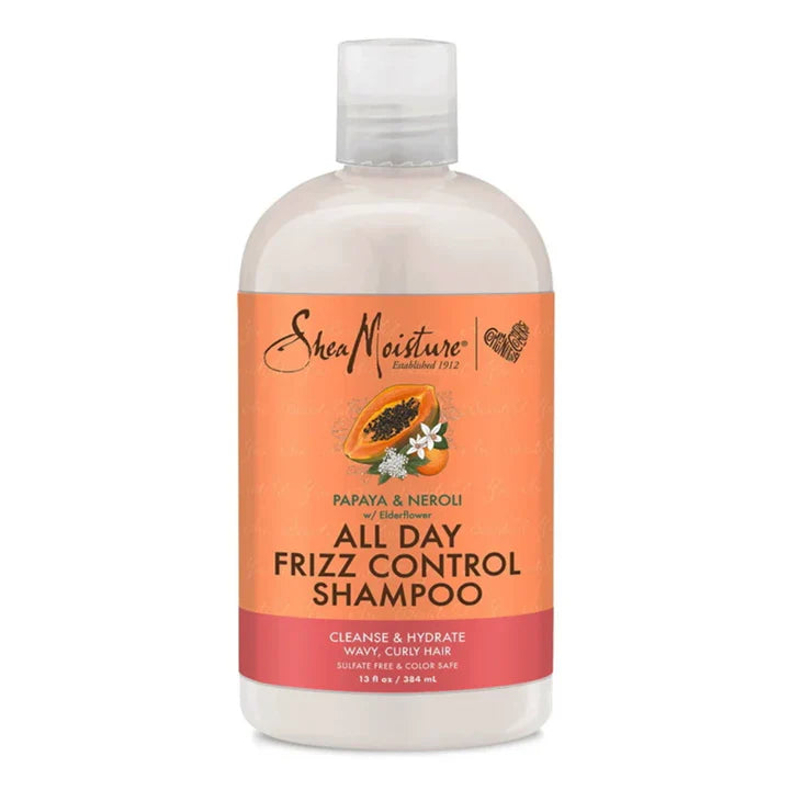 Shea Moisture Papaya & Neroli All Day Frizz Control Shampoo 13oz