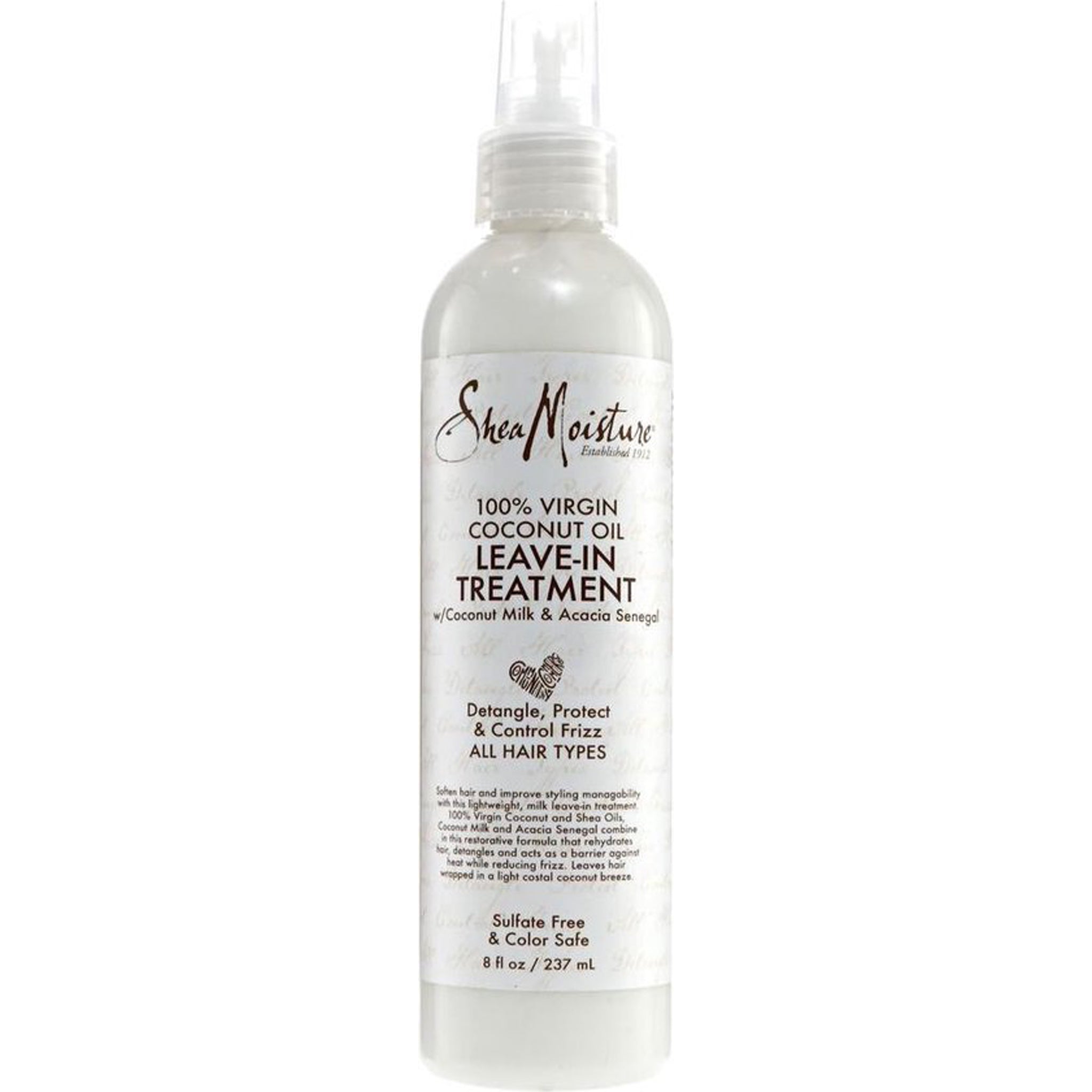 Shea Moisture Virgin Coconut Oil Leave In Treatment Spray 8 Oz.