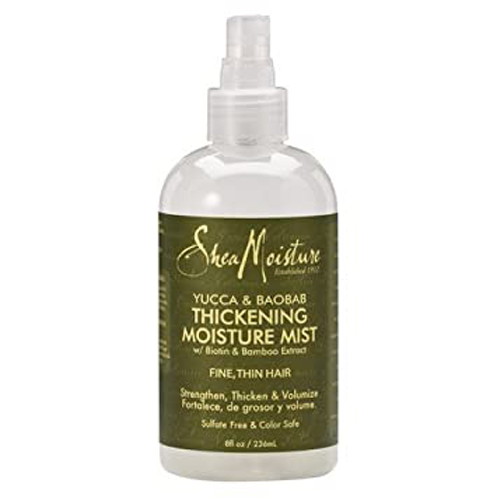 Shea Moisture Yucca & Baobab Thickening Moist Mist 8 Oz. Spr