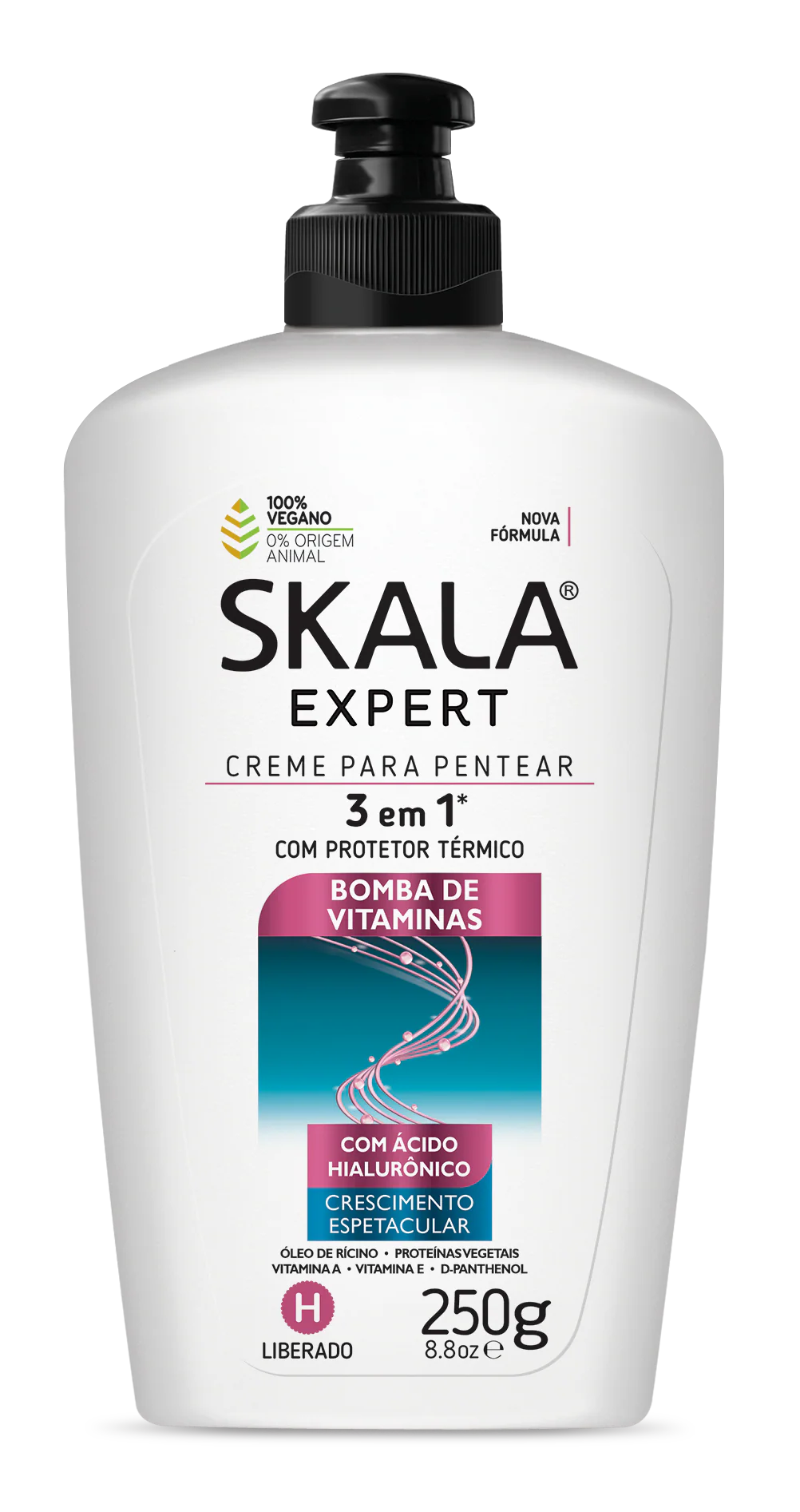 Skala Creme Para Pentear 3em1 Bomba De Vitaminas 8.8oz