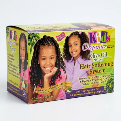 Africa's Best Kids Organics Olive Oil Hair Softening System