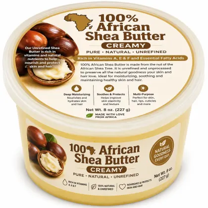 Kuza African Shea Butter Creamy Yellow (15 oz/G425)