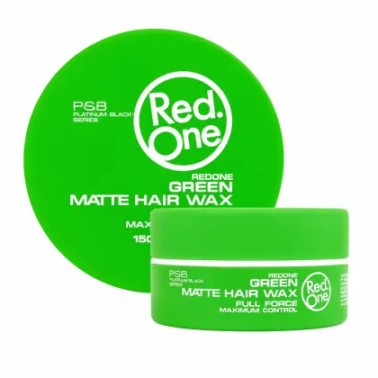 Red One Aqua Hair Gel Wax Green 150 ml