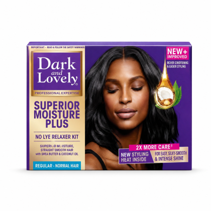 Dark & Lovely Superior Moisture Plus No Lye Relaxer Kit Regular