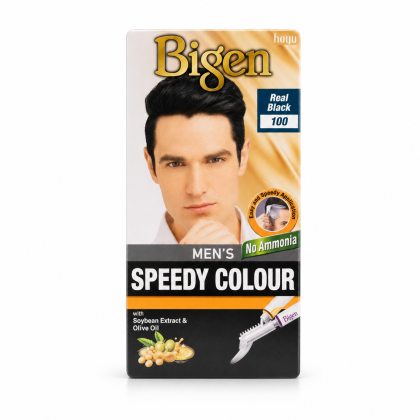 Bigen Men's Speedy Colour 100 Real Black